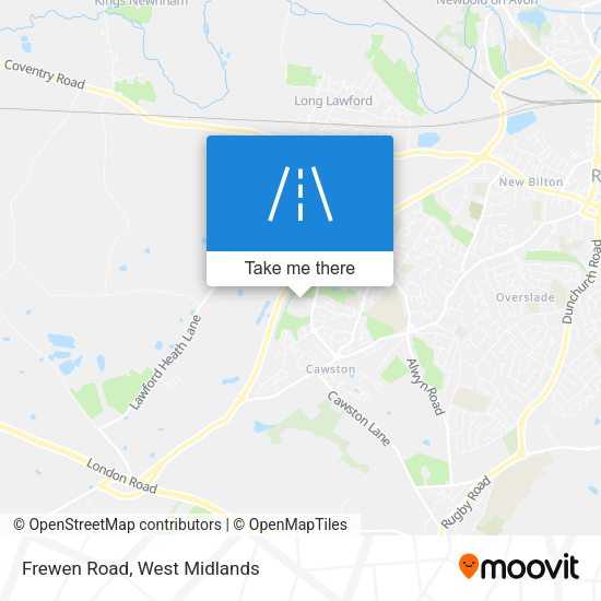 Frewen Road map