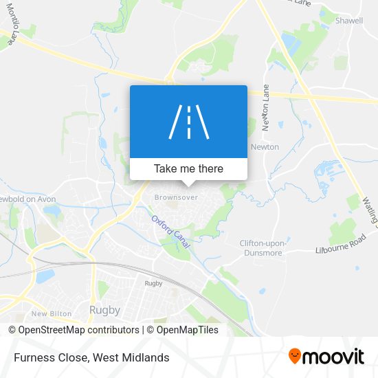 Furness Close map