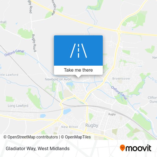 Gladiator Way map