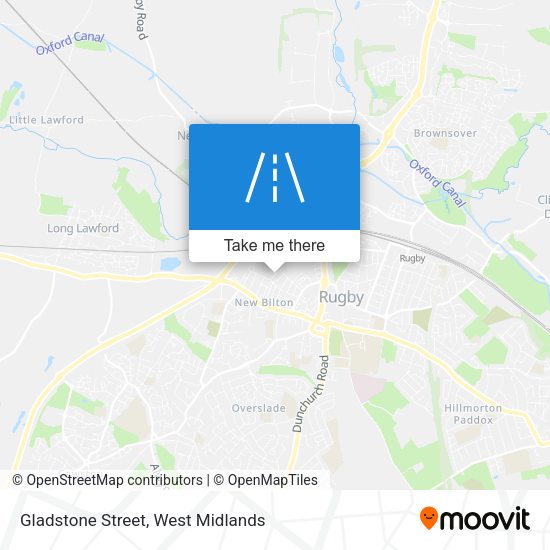 Gladstone Street map