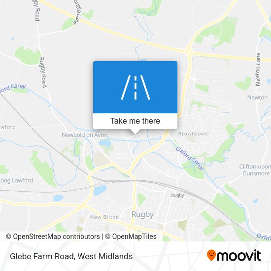 Glebe Farm Road map