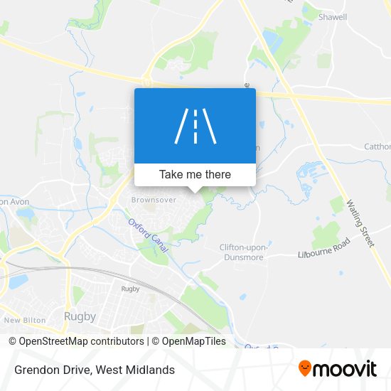 Grendon Drive map