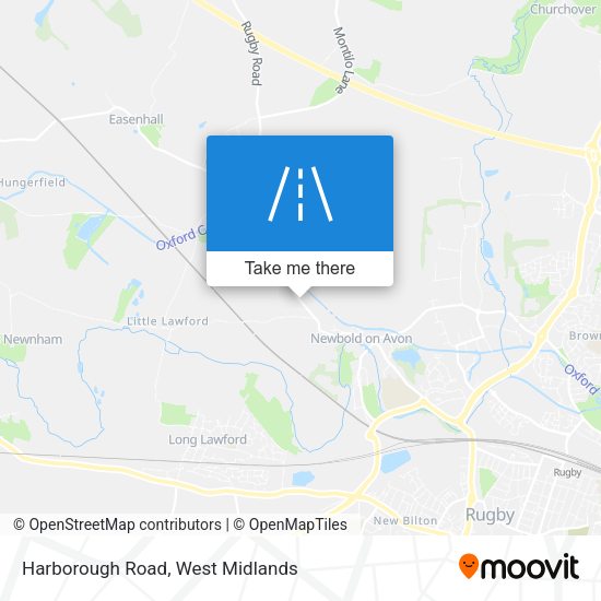 Harborough Road map