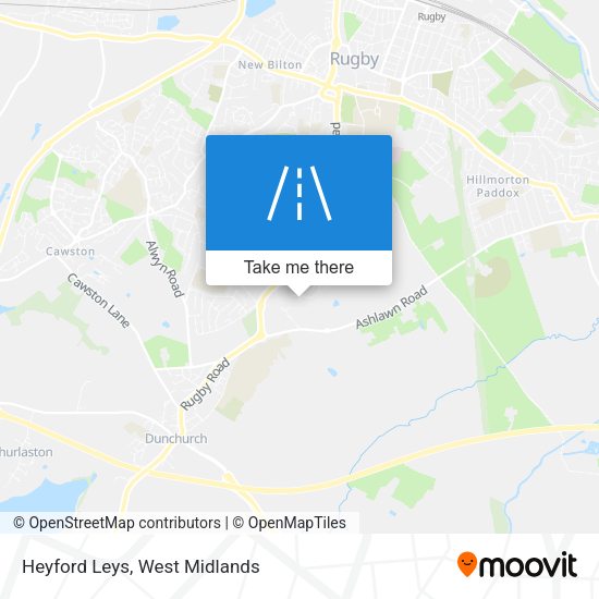Heyford Leys map