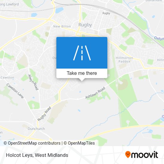 Holcot Leys map