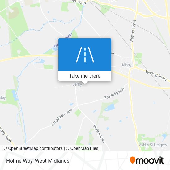 Holme Way map