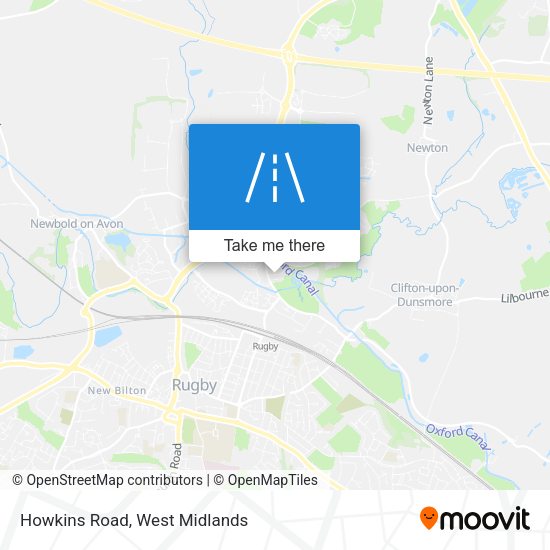 Howkins Road map