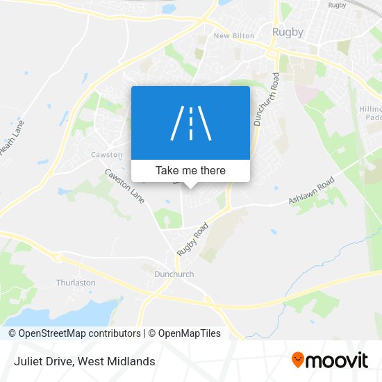 Juliet Drive map