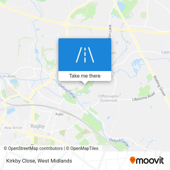Kirkby Close map