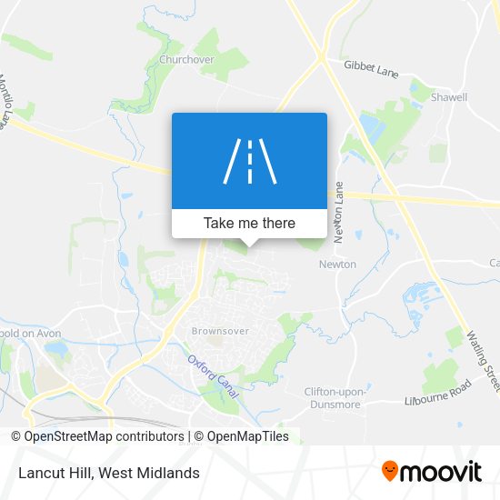 Lancut Hill map