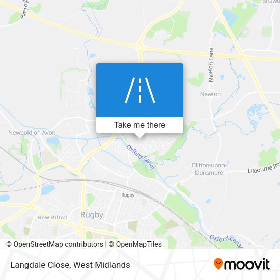 Langdale Close map