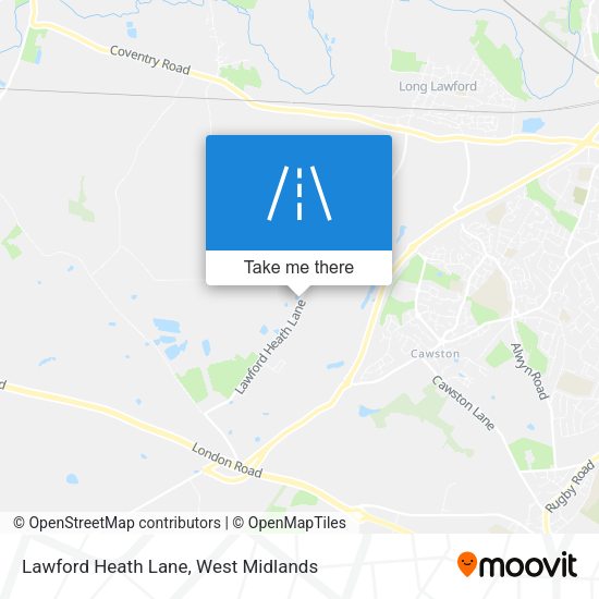 Lawford Heath Lane map