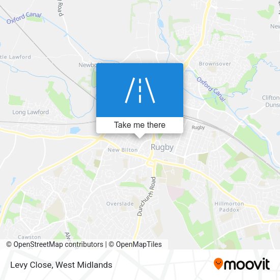 Levy Close map