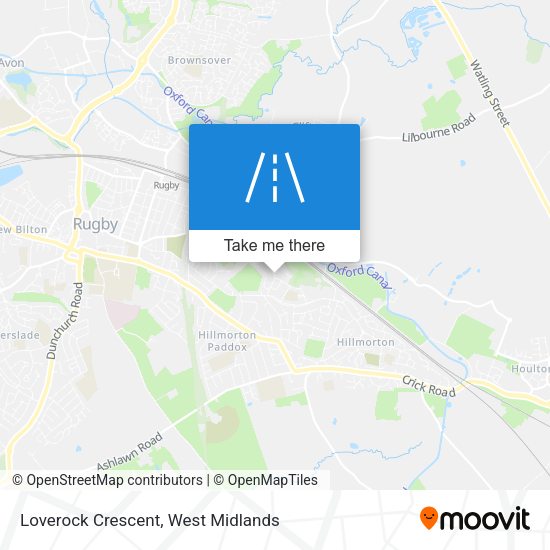 Loverock Crescent map