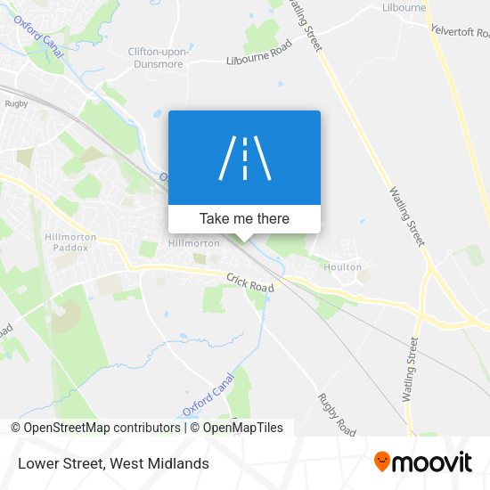 Lower Street map