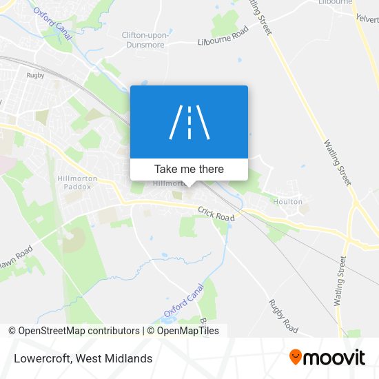Lowercroft map