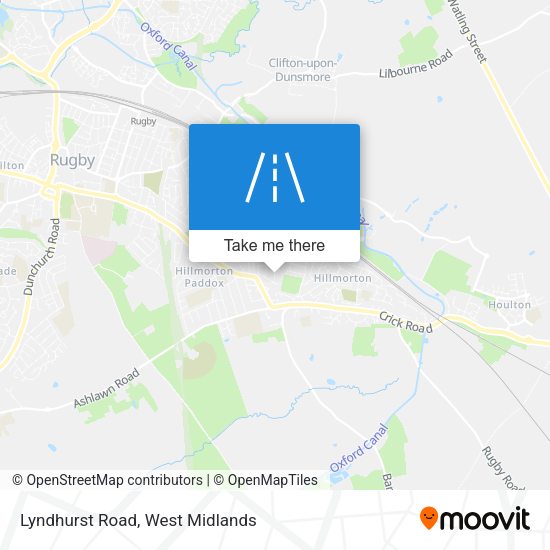 Lyndhurst Road map