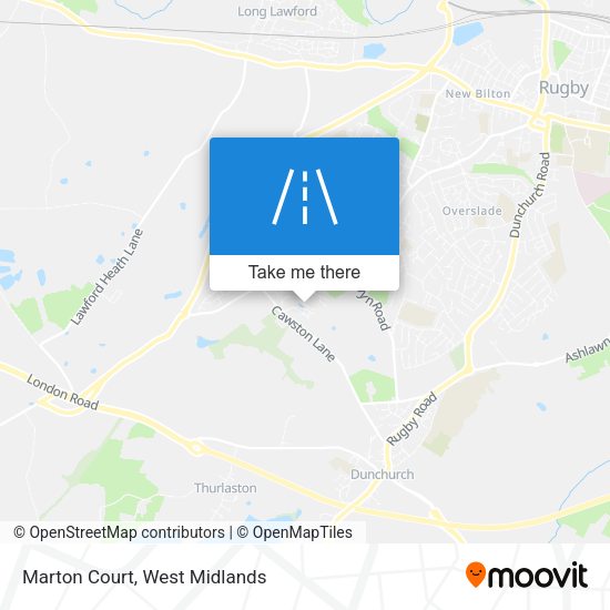 Marton Court map