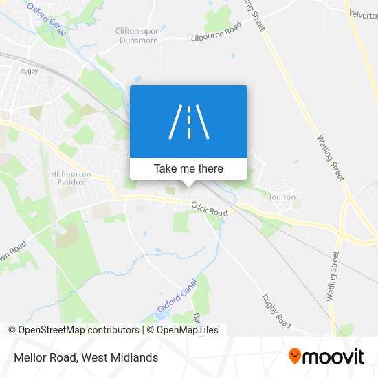 Mellor Road map