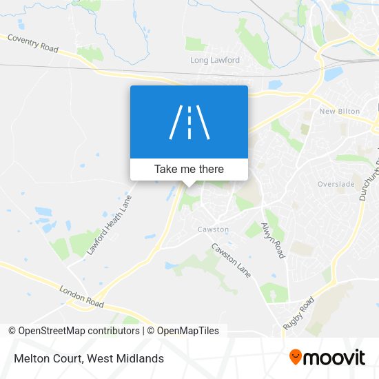 Melton Court map