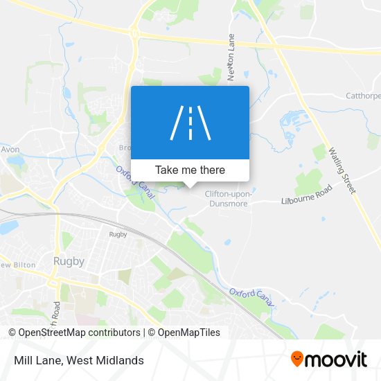 Mill Lane map