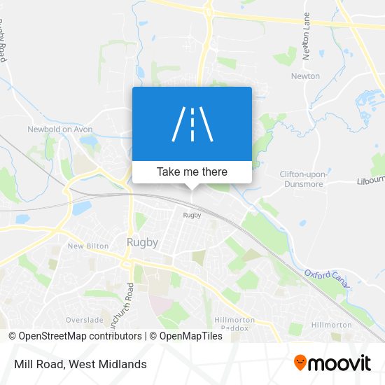 Mill Road map