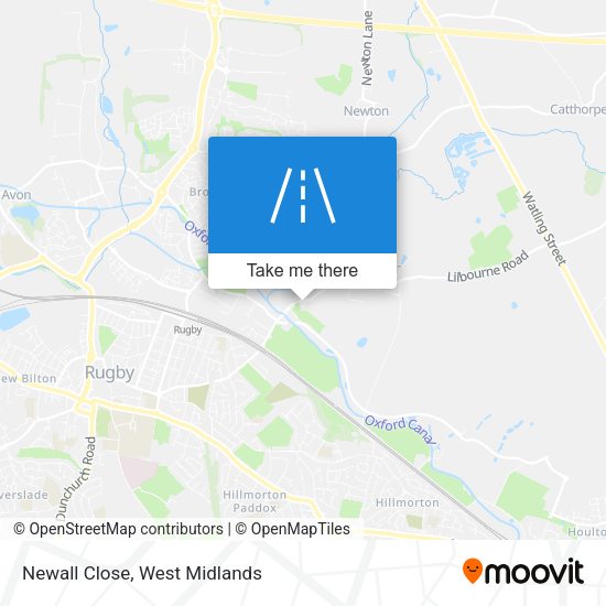 Newall Close map