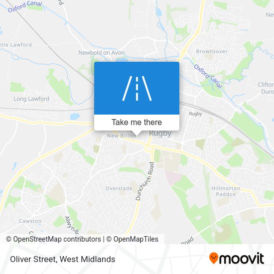 Oliver Street map