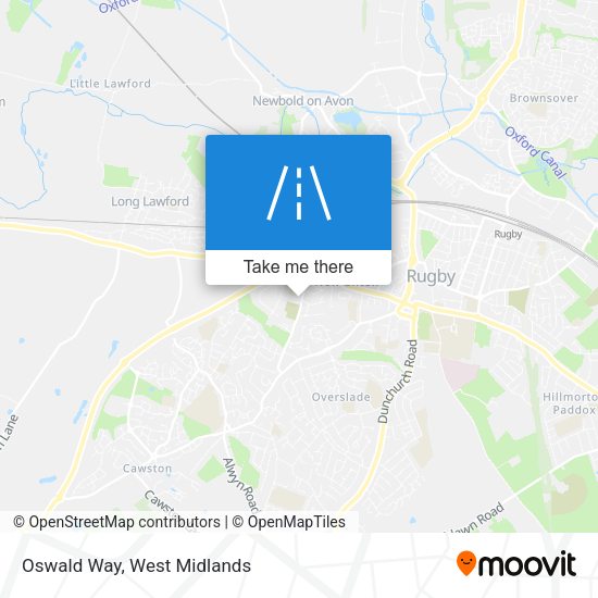 Oswald Way map