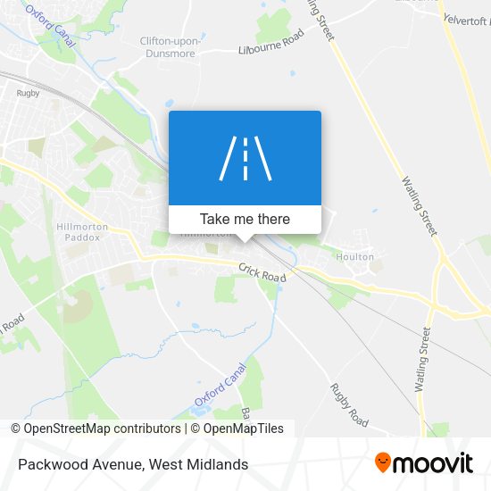 Packwood Avenue map