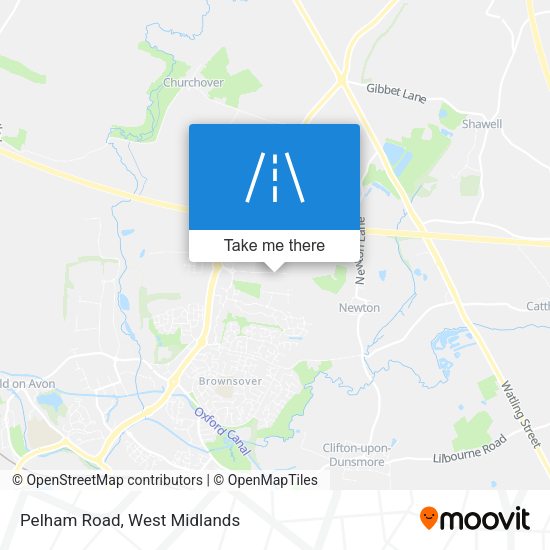 Pelham Road map