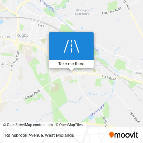 Rainsbrook Avenue map