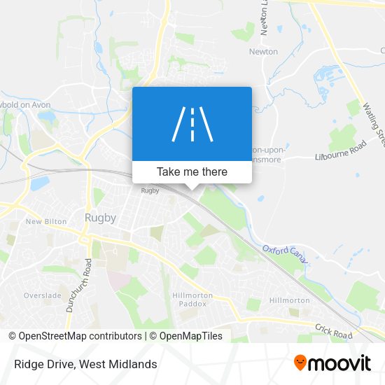 Ridge Drive map