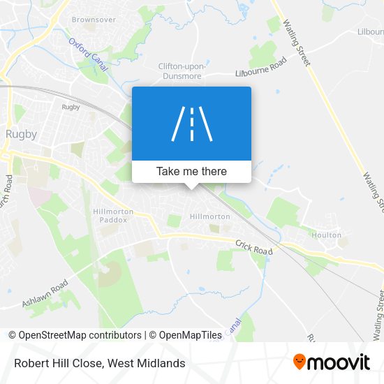 Robert Hill Close map