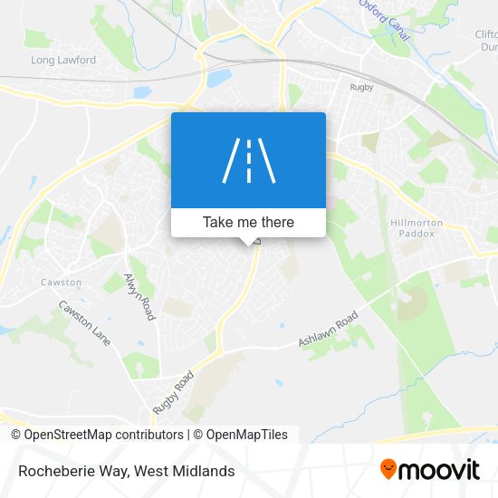 Rocheberie Way map