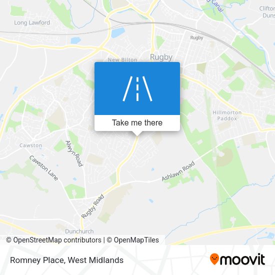 Romney Place map