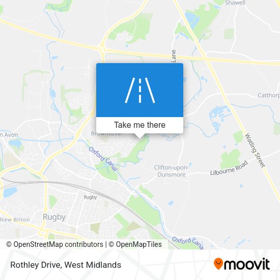 Rothley Drive map