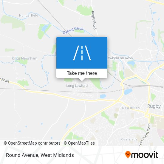 Round Avenue map