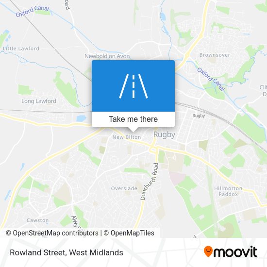 Rowland Street map