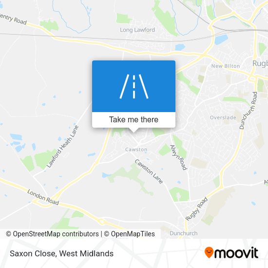 Saxon Close map