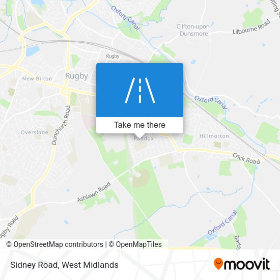 Sidney Road map