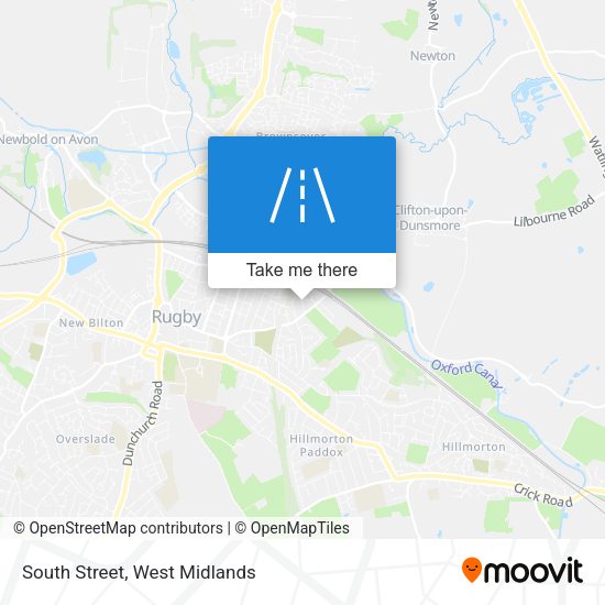 South Street map