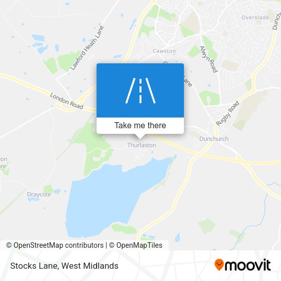 Stocks Lane map