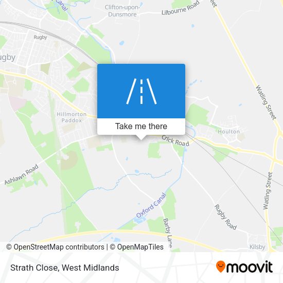 Strath Close map
