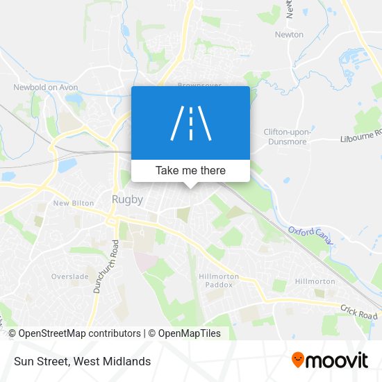 Sun Street map
