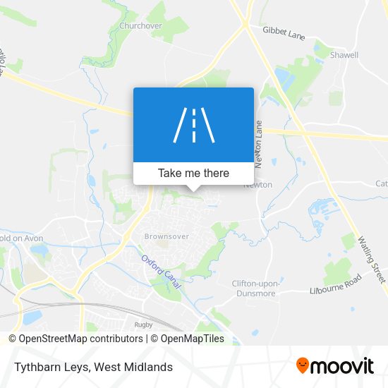 Tythbarn Leys map
