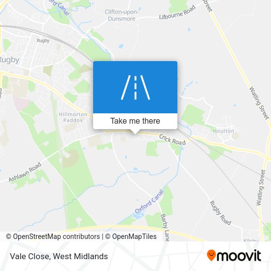 Vale Close map