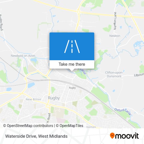Waterside Drive map