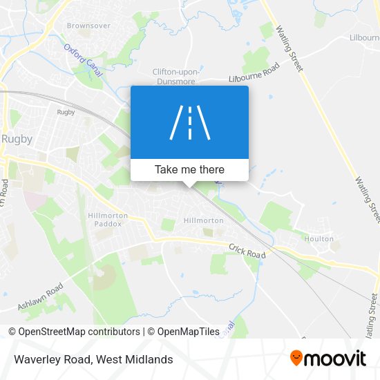 Waverley Road map