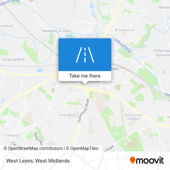 West Leyes map